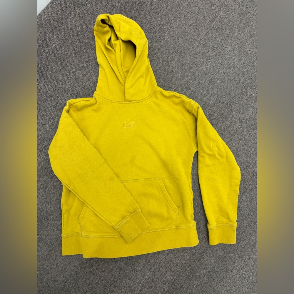 GAP Kid’s XL/ 12 Chartreuse Green Hoodie Sweatshirt